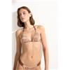 Calzedonia Triangolo Costume Ethnic Boho Marrone