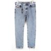 DIESEL Buster 084WL Jeans Uomo W33/L32 Regular Slim Tapered Hellblau Destroyed