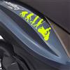Kit 2 adesivi Evoluzione compatibili con PIAGGIO MEDLEY 150 scegli colore c.2037