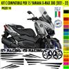 Kit Grafica adesivi decal compatibili con YAMAHA X-MAX 300 X MAX -kit C- c.2172