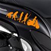 Kit 2 adesivi Evoluzione compatibili con Honda SH 125 scegli colore cod. 2028