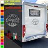 Adesivi camper I LOVE CAMPER AMORE PASSIONE caravan roulotte accessori cod.1822