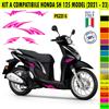 Grafica adesivi decal compatibili con HONDA SH125 SH 125 -KIT A vari colori 2084