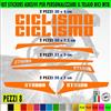 Kit 8 Adesivi telaio bici UNIVERSALI mtb protezione CICLISMO STRADA 2400