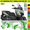 Kit Grafica adesivi decal compatibili con YAMAHA X-MAX 300 X MAX -kit E- c.2174