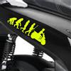 Kit 2 adesivi Evoluzione compatibili con Honda SH 350 scegli colore cod. 2025