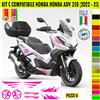 Grafica adesivi decal compatibili con HONDA ADV 350 -KIT C- scegli colori c.2099