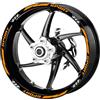 Set Complet Adesivi SCACCHI scacchiera Sport Ruote Moto 17 Pollici RT0033