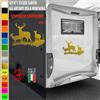 Adesivi camper ANIMALI FORESTA NATURA CIELO caravan roulotte accessori cod.1831