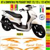 Grafica adesivi decal compatibili con peugeot tweet 125i 125 i active -KIT A-
