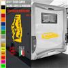 Adesivi camper NATURA CERVO ALBERI STELLE caravan roulotte accessori cod.1830