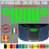 Adesivo Compatibile Jeep RENGADE Compass Wrangler Cherokee scegli colore cod1775