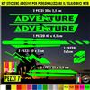 Kit 7 Adesivi telaio bici UNIVERSALI mtb protezione ADEVENTURE MONTAGNA 2407