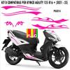 Grafica adesivi decal compatibili con KYMCO AGILITY 125 -KIT D- vari colori 2058