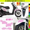 Grafica adesivi decal compatibili con PIAGGIO LIBERTY 125 -KIT E- + colori 2064