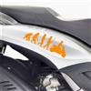 Kit 2 adesivi Evoluzione compatibili con Piaggio Beverly 300 vari colori c. 2026