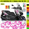 Kit Grafica adesivi decal compatibili con YAMAHA X-MAX 300 X MAX -kit D- c.2173