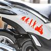 Kit 2 adesivi Evoluzione compatibili con Piaggio Liberty 125 scegli colore c2024