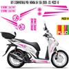 Grafica adesivi decal compatibili con HONDA SH150i -KIT. C- scegli colori c.2051