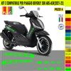Grafica adesivi decal compatibili con PIAGGIO BEVERLY 300 KIT C vari colori 2075