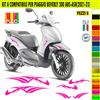 Grafica adesivi decal compatibili con PIAGGIO BEVERLY 300 KIT A vari colori 2073