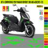 Grafica adesivi decal compatibili con PIAGGIO BEVERLY 300 KIT A vari colori 2073