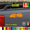Kit 2 Adesivi Universali 4x4 OFF ROAD Pick-Up Fuoristrada Suv cod.2415