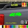 Kit 2 Adesivi Universali 4x4 OFF ROAD Pick-Up Fuoristrada Suv cod.2415