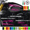 4 adesivi serbatoio tribale shadow rebel boulevard chief harley bob chopper 2179