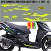 Grafica adesivi decal compatibili con KYMCO AGILITY 125 -KIT D- vari colori 2058