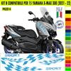 Kit Grafica adesivi decal compatibili con YAMAHA X-MAX 300 X MAX -kit B- c.2171