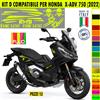 Grafica adesivi decal compatibili con HONDA X-ADV 750 ADV -KIT D- vari colori