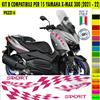 Kit Grafica adesivi decal compatibili con YAMAHA X-MAX 300 X MAX -kit B- c.2171