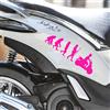 Kit 2 adesivi Evoluzione compatibili con Piaggio Liberty 125 scegli colore c2024