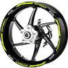 Set Complet Adesivi SCACCHI scacchiera Sport Ruote Moto 17 Pollici RT0033