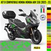 Grafica adesivi decal compatibili con HONDA ADV 350 -KIT D scegli colori c.2100