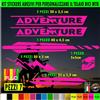 Kit 7 Adesivi telaio bici UNIVERSALI mtb protezione ADEVENTURE MONTAGNA 2407
