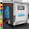 Adesivi camper NATURA CERVO ALBERI STELLE caravan roulotte accessori cod.1830