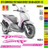 Grafica adesivi decal compatibili con PIAGGIO BEVERLY 300 KIT B vari colori 2074