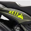 Kit 2 adesivi Evoluzione compatibili con Piaggio Beverly 300 vari colori c. 2026