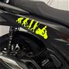 Kit 2 adesivi Evoluzione compatibili con Honda SH 150i scegli colore cod. 2023