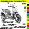 Grafica adesivi decal compatibili con PIAGGIO BEVERLY 300 KIT B vari colori 2074
