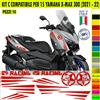 Kit Grafica adesivi decal compatibili con YAMAHA X-MAX 300 X MAX -kit C- c.2172