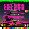 Kit 8 Adesivi telaio bici UNIVERSALI mtb protezione CICLISMO STRADA 2400