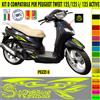 Grafica adesivi decal compatibili con peugeot tweet 125i 125 i active -KIT D-