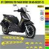 Grafica adesivi decal compatibili con PIAGGIO BEVERLY 300 KIT C vari colori 2075
