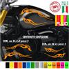 4 adesivi serbatoio tribale shadow rebel boulevard chief harley bob chopper 2176
