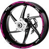 Set Complet Adesivi SCACCHI scacchiera Sport Ruote Moto 17 Pollici RT0033