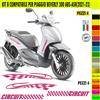 Grafica adesivi decal compatibili con PIAGGIO BEVERLY 300 KIT B vari colori 2074
