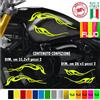 4 adesivi serbatoio tribale shadow rebel boulevard chief harley bob chopper 2176
